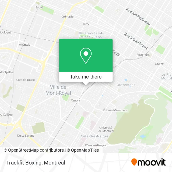 Trackfit Boxing map