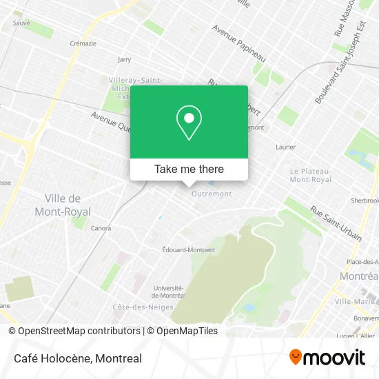 Café Holocène map