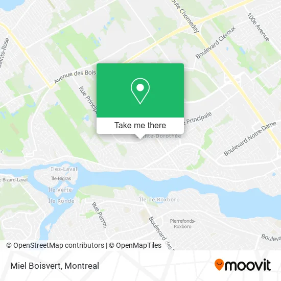 Miel Boisvert map