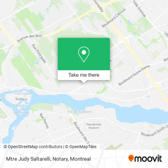 Mtre Judy Saltarelli, Notary map