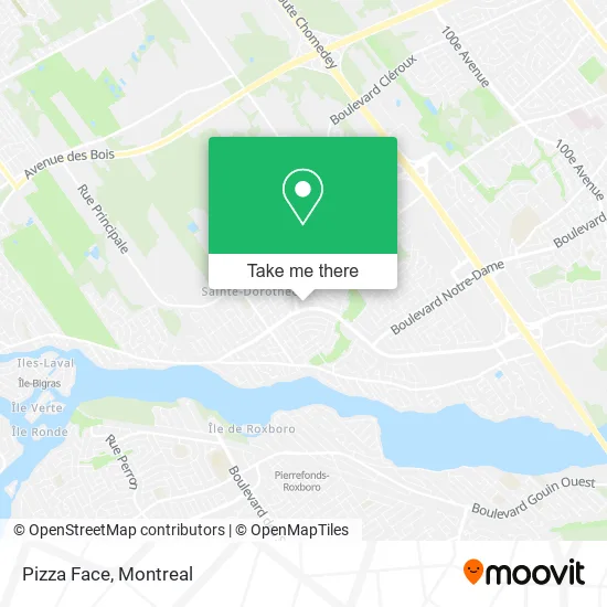 Pizza Face map