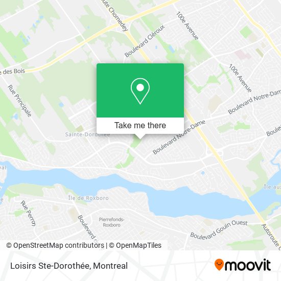 Loisirs Ste-Dorothée map