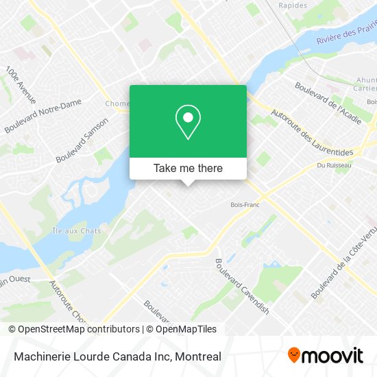 Machinerie Lourde Canada Inc map