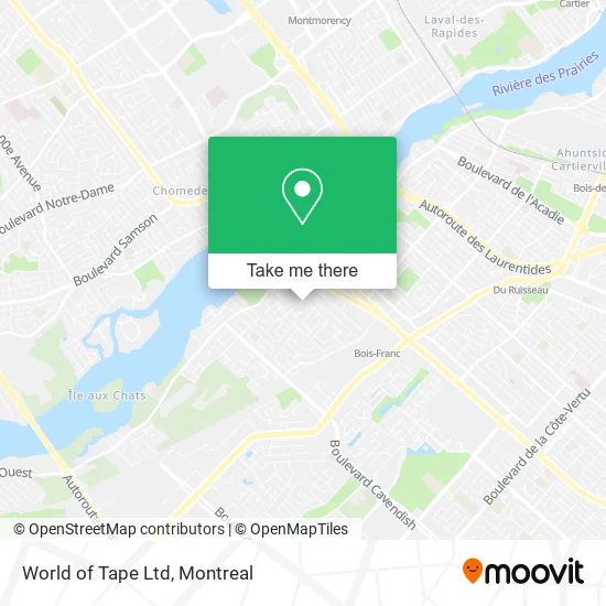 World of Tape Ltd map