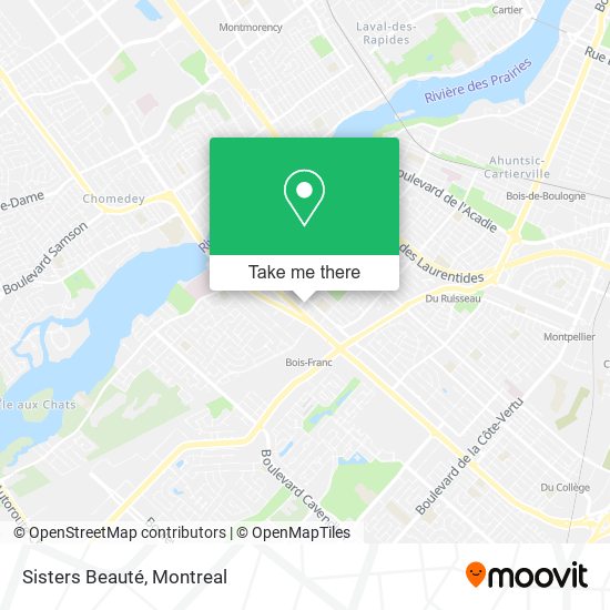 Sisters Beauté map