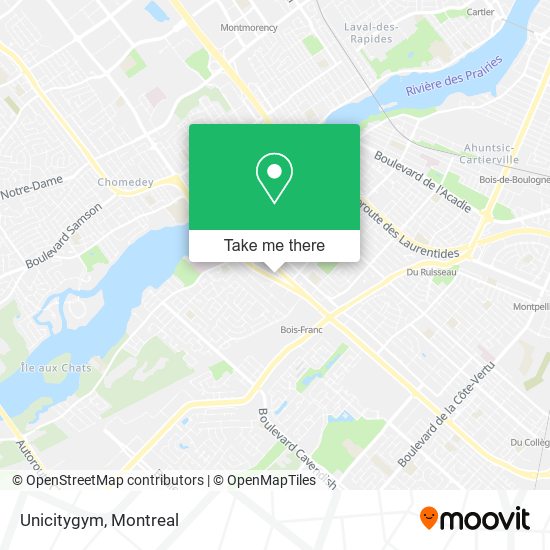 Unicitygym map