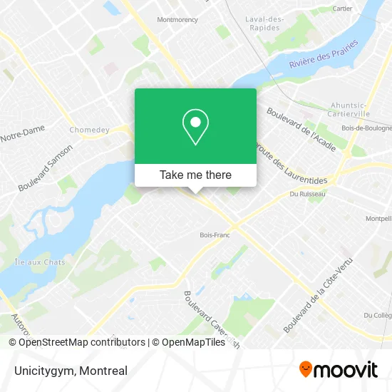 Unicitygym map
