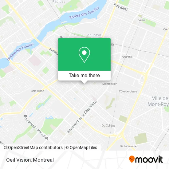 Oeil Vision map