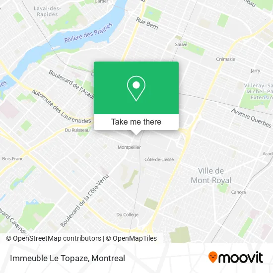 Immeuble Le Topaze map