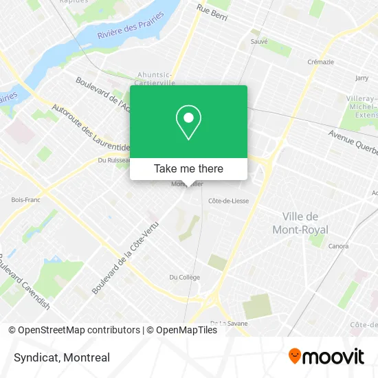 Syndicat map