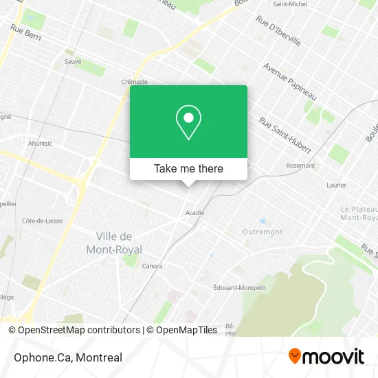 Ophone.Ca map