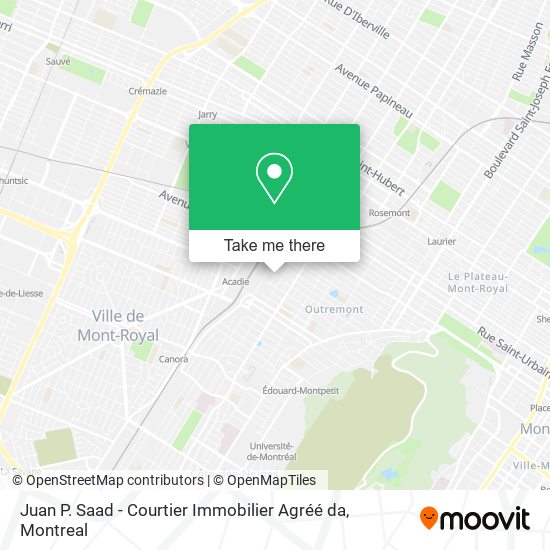 Juan P. Saad - Courtier Immobilier Agréé da map
