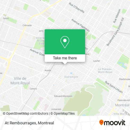 At Rembourrages map