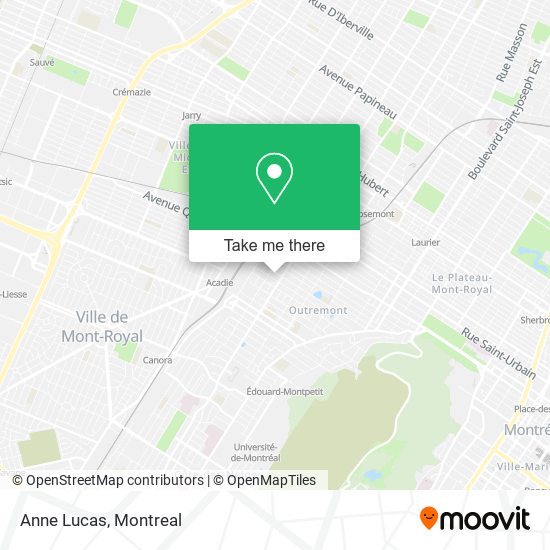 Anne Lucas map