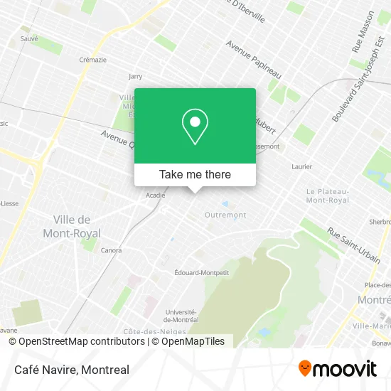 Café Navire map
