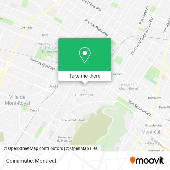 Coinamatic map