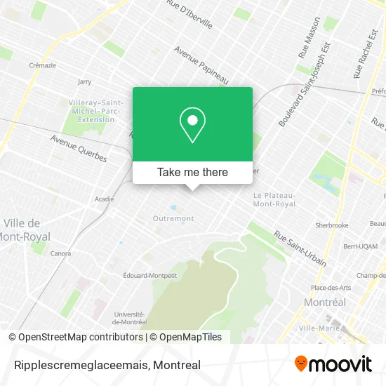 Ripplescremeglaceemais map
