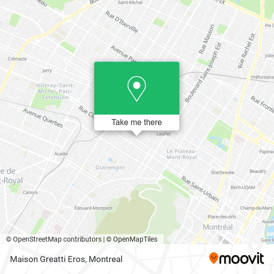 Maison Greatti Eros map