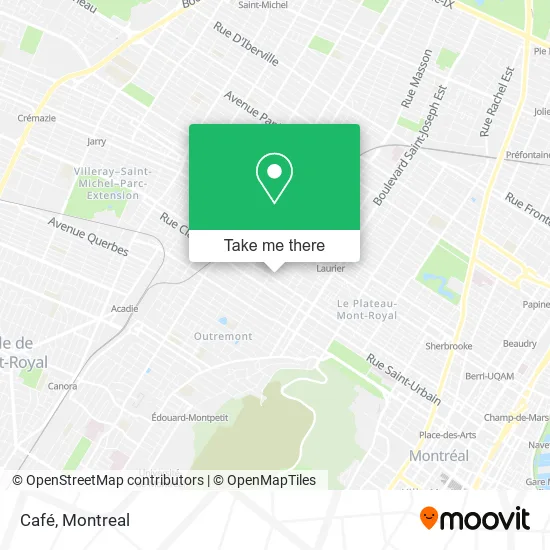 Café map
