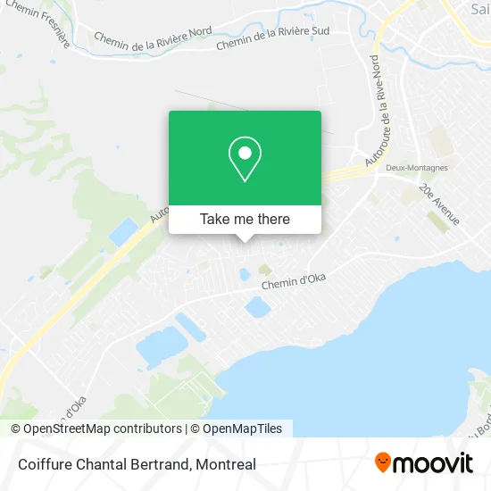 Coiffure Chantal Bertrand map