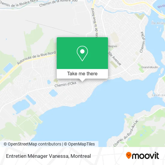 Entretien Ménager Vanessa map