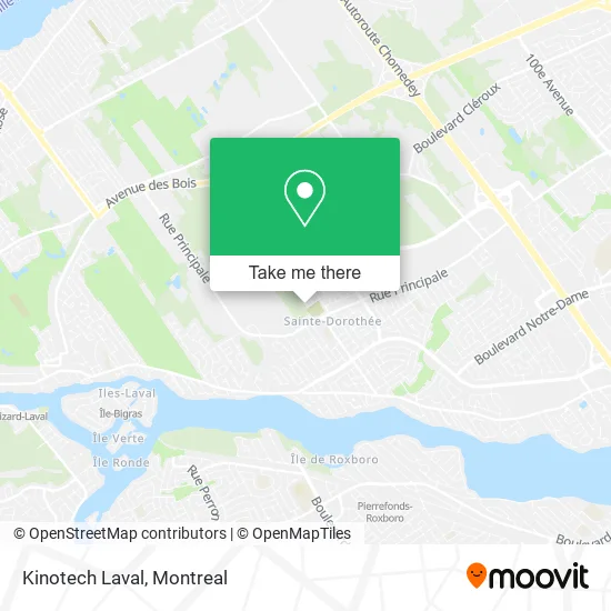 Kinotech Laval map