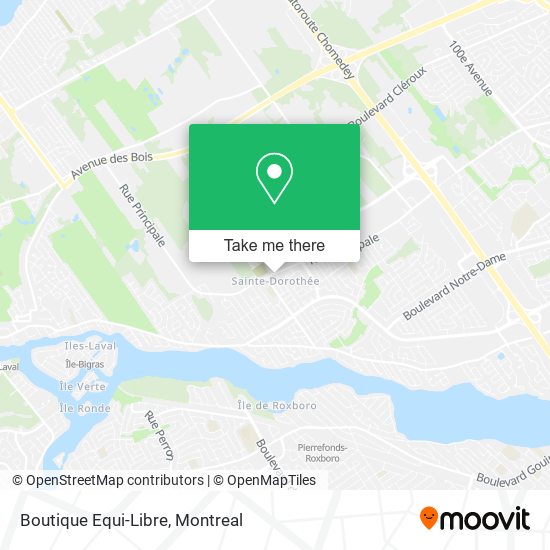 Boutique Equi-Libre map