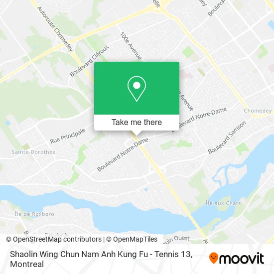 Shaolin Wing Chun Nam Anh Kung Fu - Tennis 13 map