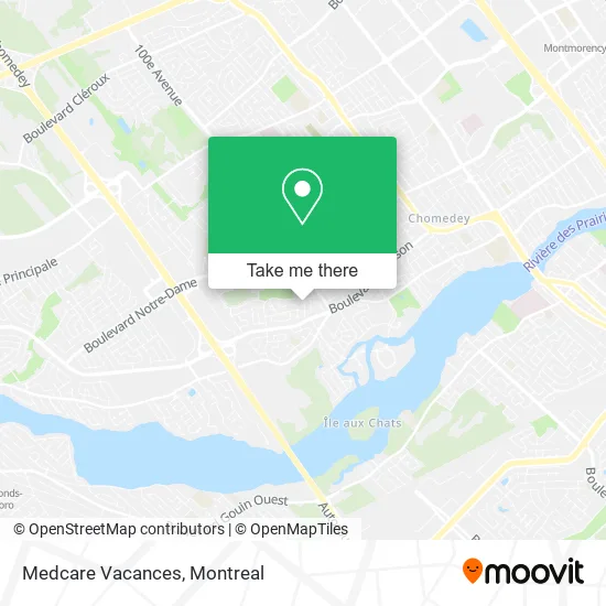 Medcare Vacances map