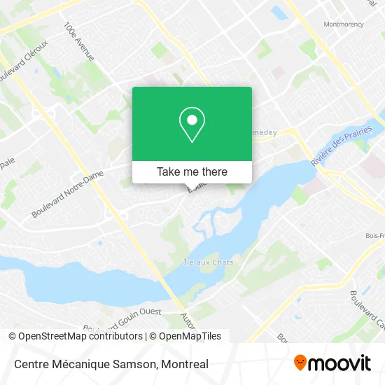 Centre Mécanique Samson map