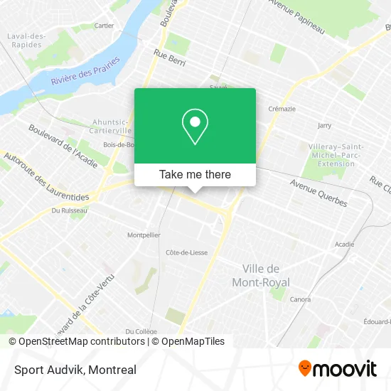 Sport Audvik map