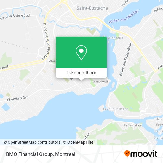 BMO Financial Group map