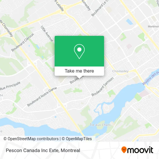 Pescon Canada Inc Exte map