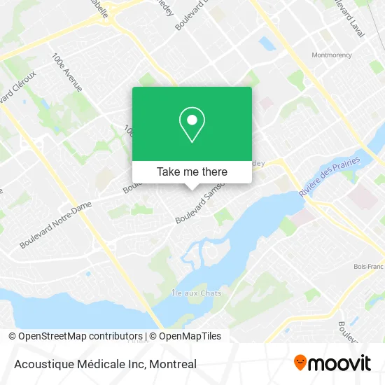 Acoustique Médicale Inc map