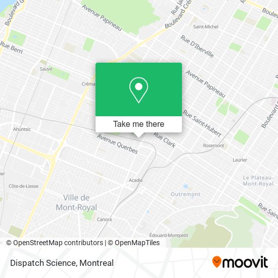 Dispatch Science map