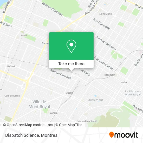Dispatch Science map