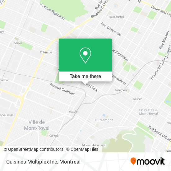 Cuisines Multiplex Inc map
