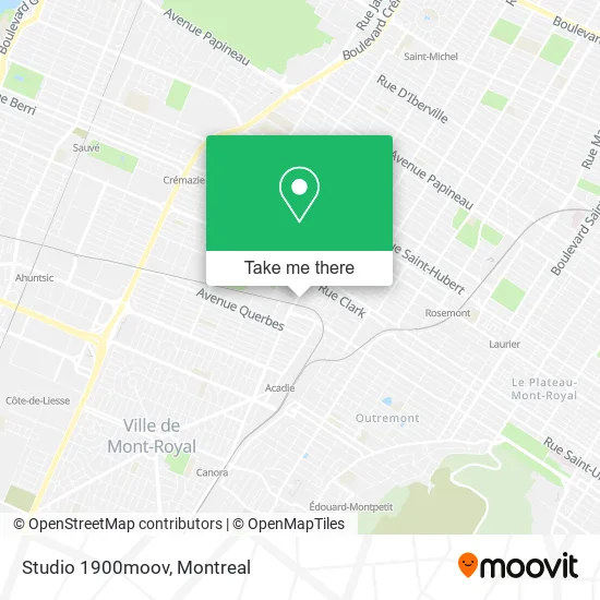 Studio 1900moov map