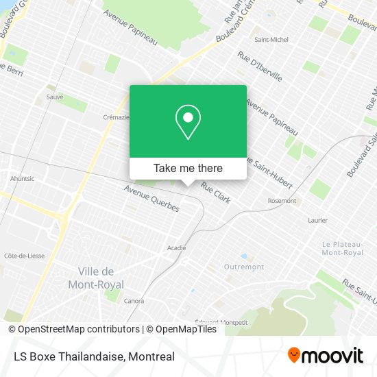 LS Boxe Thailandaise map