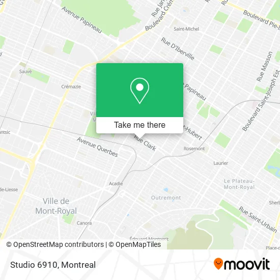 Studio 6910 map