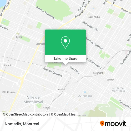 Nomadis map
