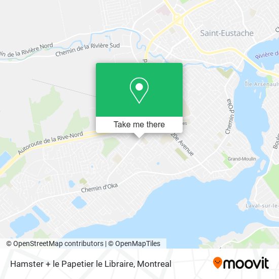 Hamster + le Papetier le Libraire map