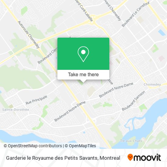 Garderie le Royaume des Petits Savants map