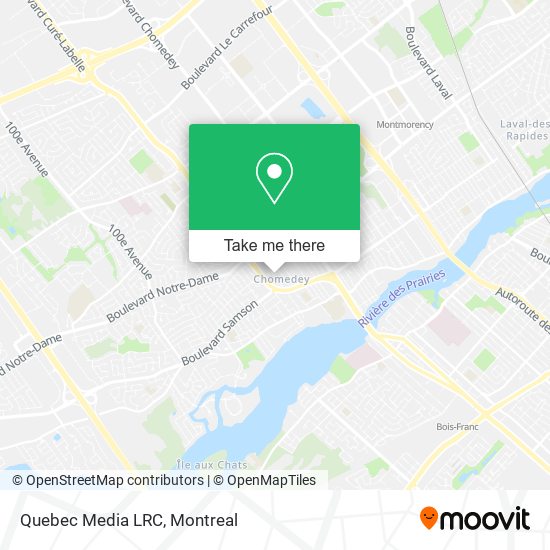 Quebec Media LRC map