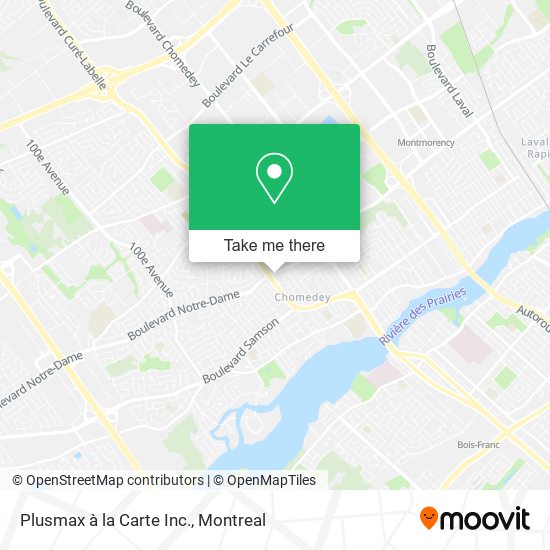 Plusmax à la Carte Inc. map