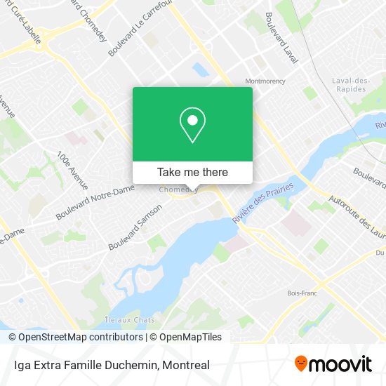 Iga Extra Famille Duchemin map
