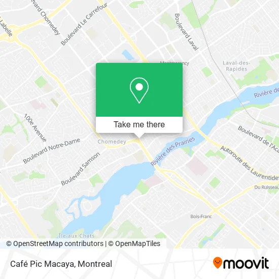 Café Pic Macaya map