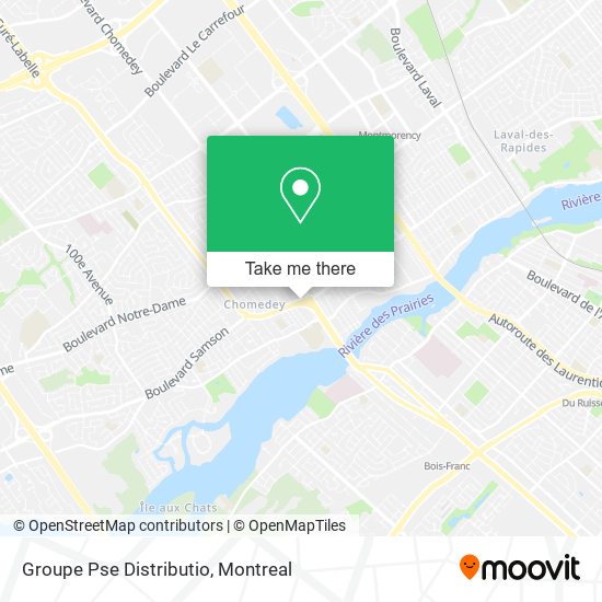 Groupe Pse Distributio map