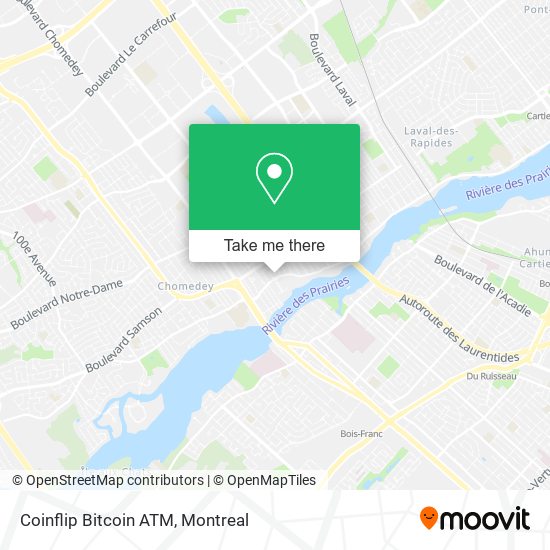 Coinflip Bitcoin ATM map
