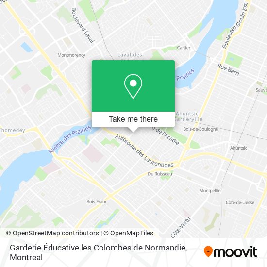 Garderie Éducative les Colombes de Normandie map